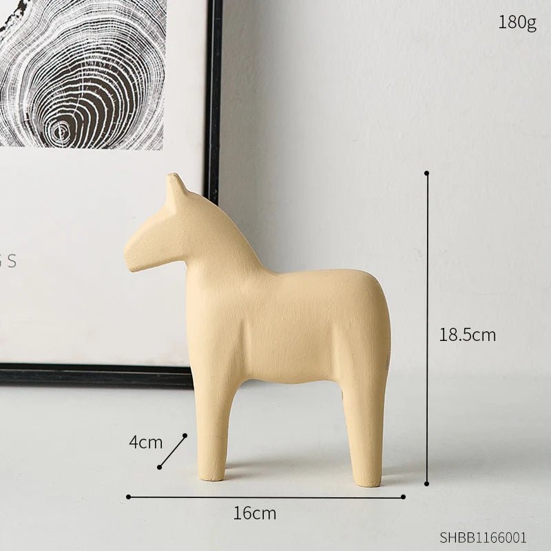 Modern Wooden Horse Home Decoration - The House Of BLOC