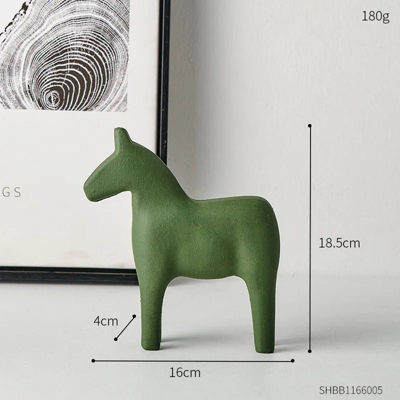 Modern Wooden Horse Home Decoration - The House Of BLOC