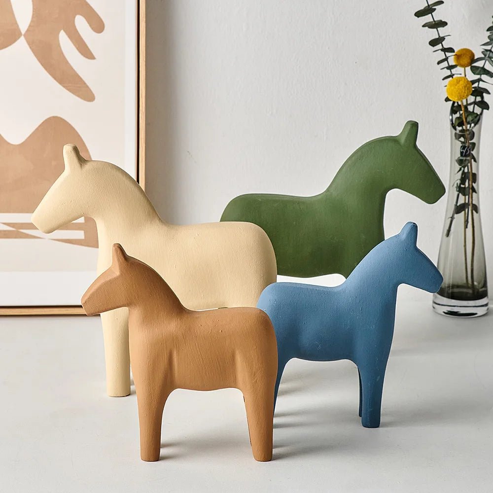 Modern Wooden Horse Home Decoration - The House Of BLOC