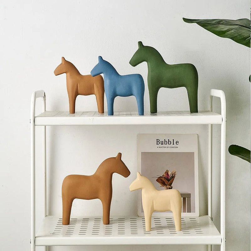 Modern Wooden Horse Home Decoration - The House Of BLOC