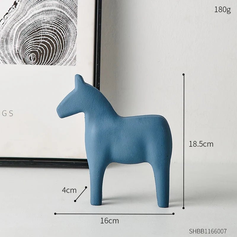 Modern Wooden Horse Home Decoration - The House Of BLOC