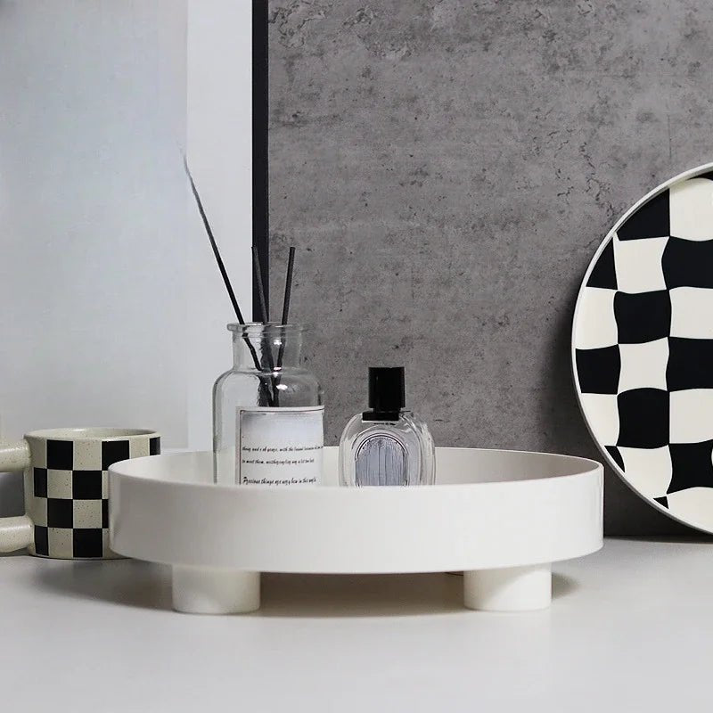 Monochrome Chequerboard Storage Tray - The House Of BLOC