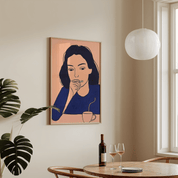 Morning Thoughts - Premium Semi - Glossy Poster - The House Of BLOC