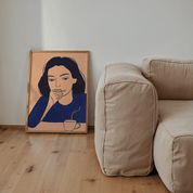 Morning Thoughts - Premium Semi - Glossy Poster - The House Of BLOC