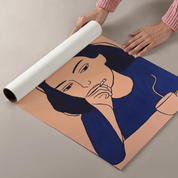 Morning Thoughts - Premium Semi - Glossy Poster - The House Of BLOC