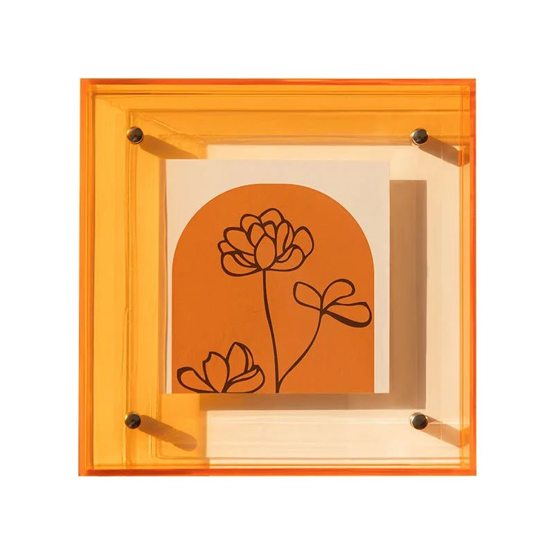 Neon Acrylic Floating Picture Frame - The House Of BLOC