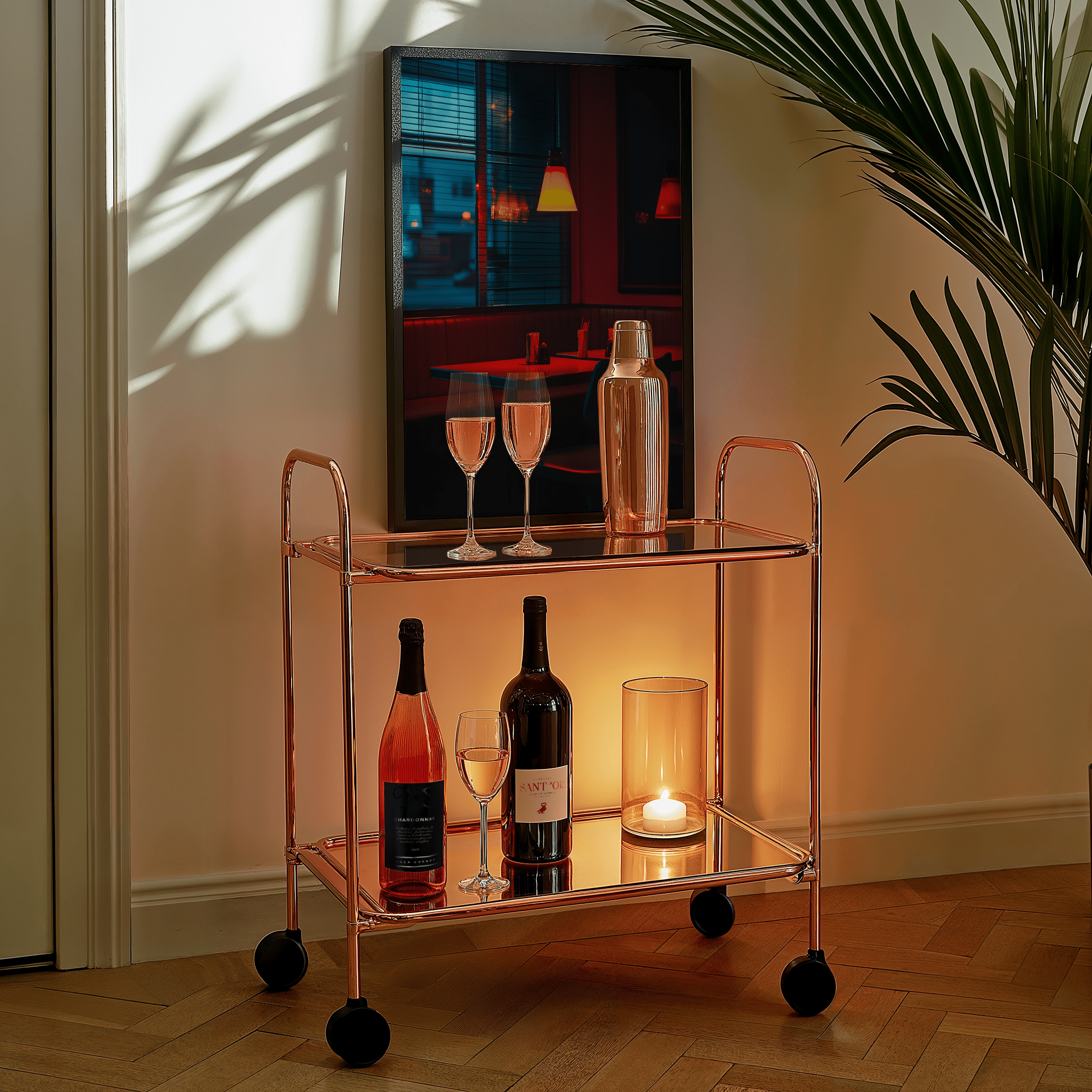 Neon Solitude - Premium Semi - Glossy Poster - The House Of BLOC