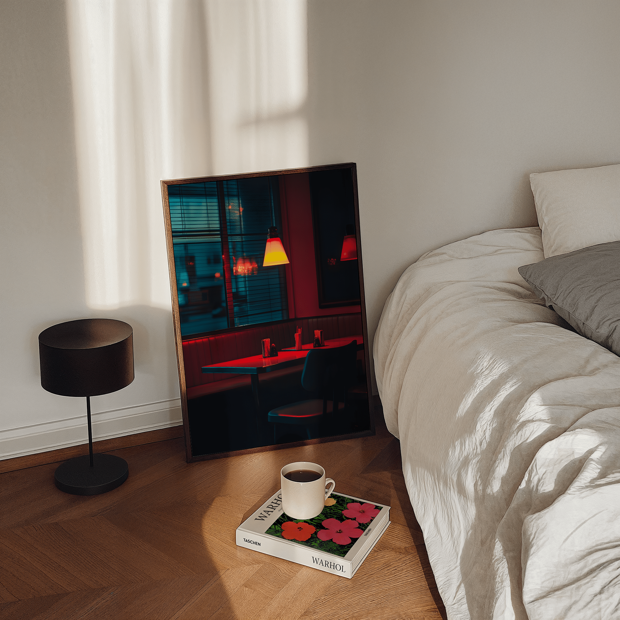 Neon Solitude - Premium Semi - Glossy Poster - The House Of BLOC