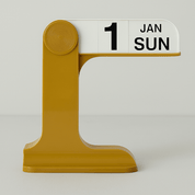 Nordic Style Rotatable Desk Calendar - The House Of BLOC