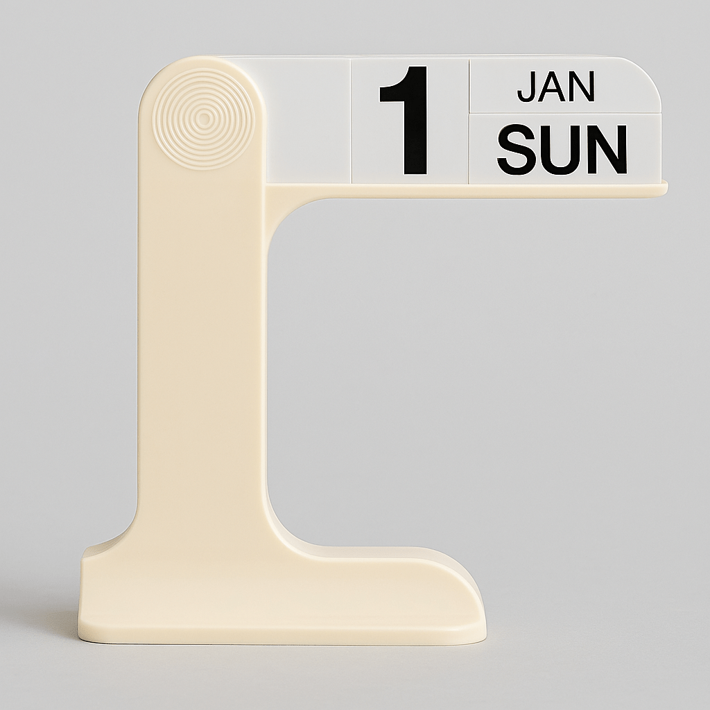 Nordic Style Rotatable Desk Calendar - The House Of BLOC