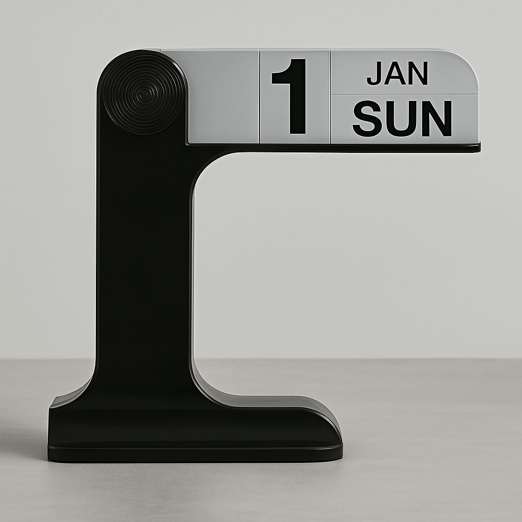 Nordic Style Rotatable Desk Calendar - The House Of BLOC