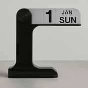 Nordic Style Rotatable Desk Calendar - The House Of BLOC
