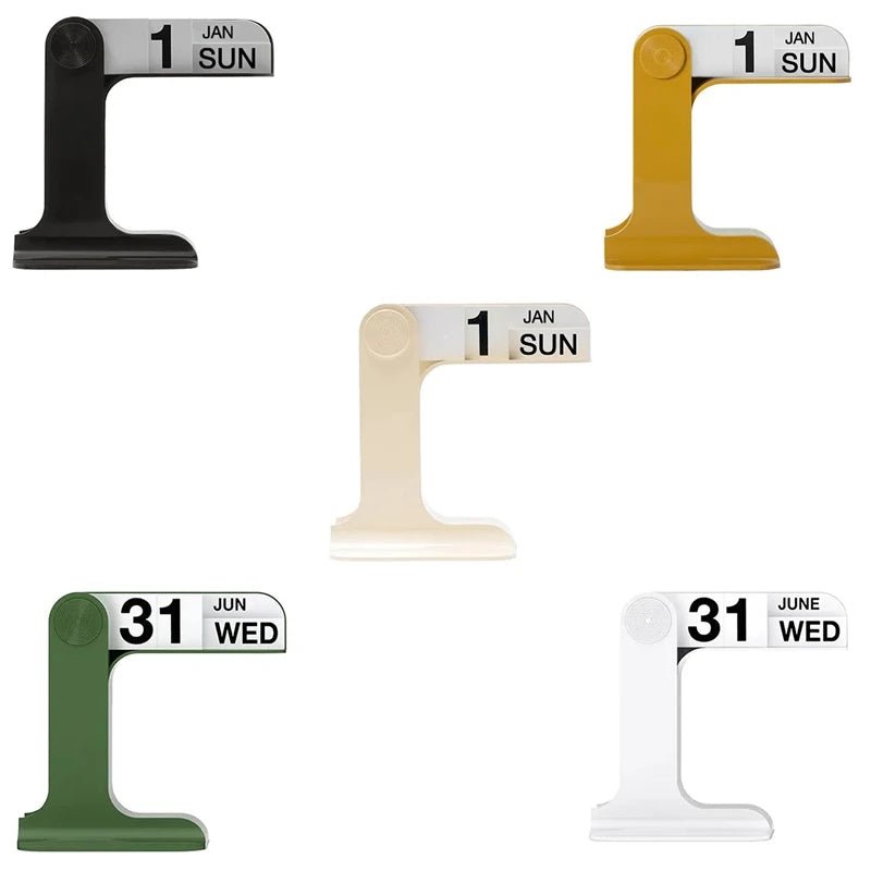 Nordic Style Rotatable Desk Calendar - The House Of BLOC