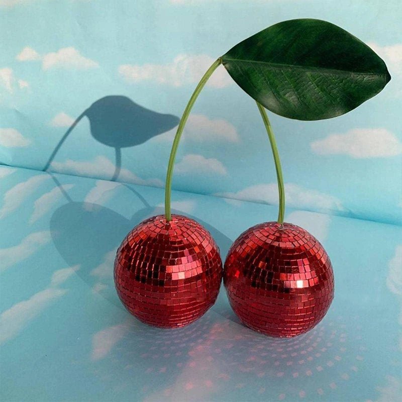Novelty Glass Cherry Shape Disco Ball - The House Of BLOC