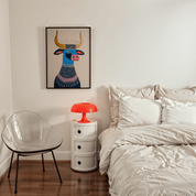Ornamental Bull - Premium Semi - Glossy Poster - The House Of BLOC