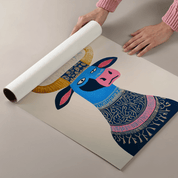 Ornamental Bull - Premium Semi - Glossy Poster - The House Of BLOC