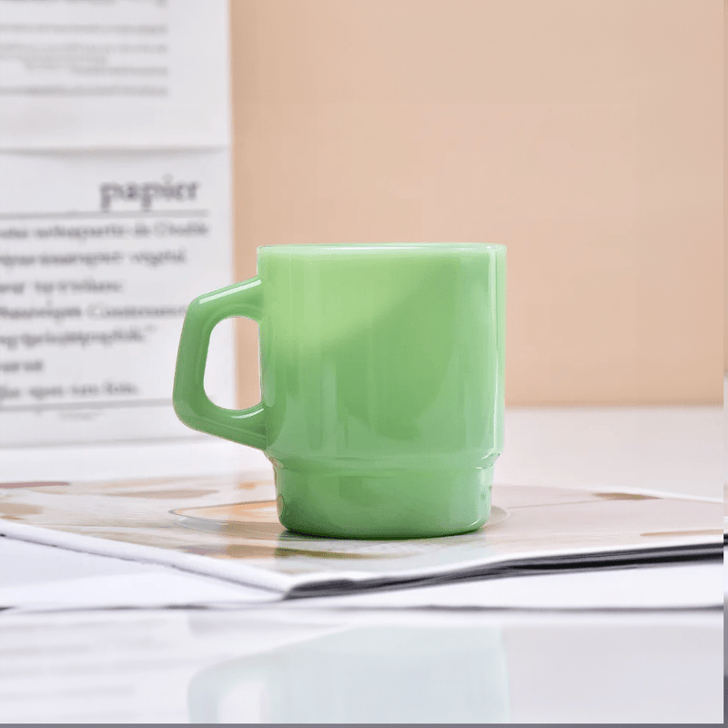 Pastel Coloured Stackable Glass Mug - The House Of BLOC