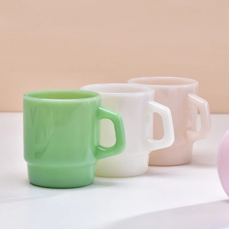 Pastel Coloured Stackable Glass Mug - The House Of BLOC