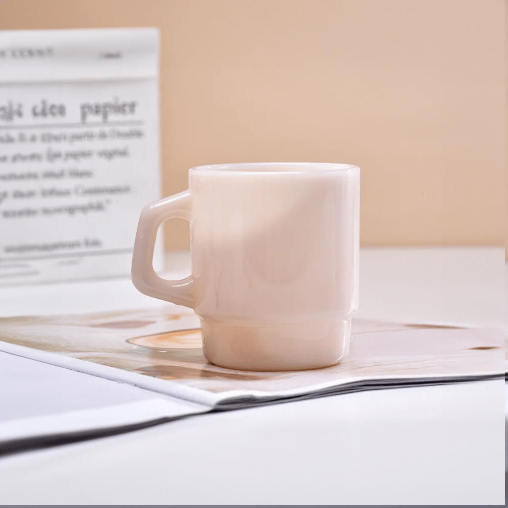 Pastel Coloured Stackable Glass Mug - The House Of BLOC