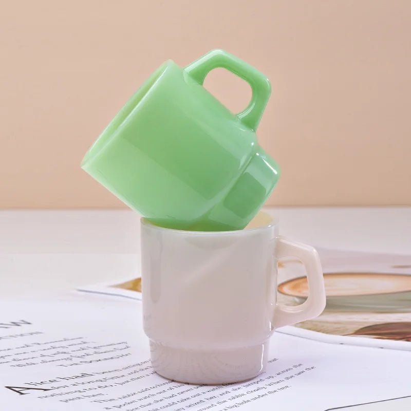 Pastel Coloured Stackable Glass Mug - The House Of BLOC