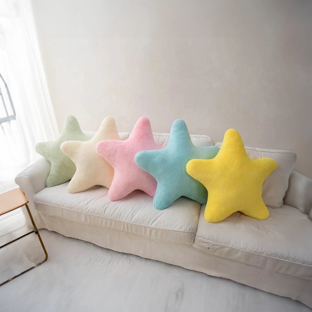 Pastel Coloured Star Shaped Cushion - The House Of BLOC