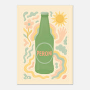 Peroni Drink Illustration Poster - Premium Semi - Glossy Poster - The House Of BLOC