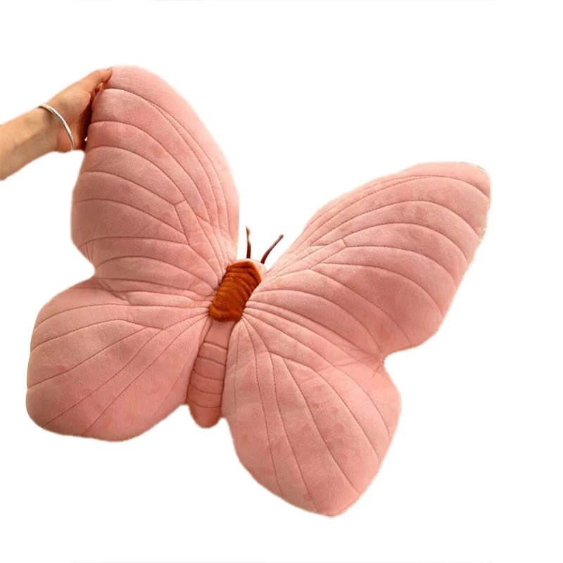 Pink Plush Butterfly Cushion Pad - The House Of BLOC