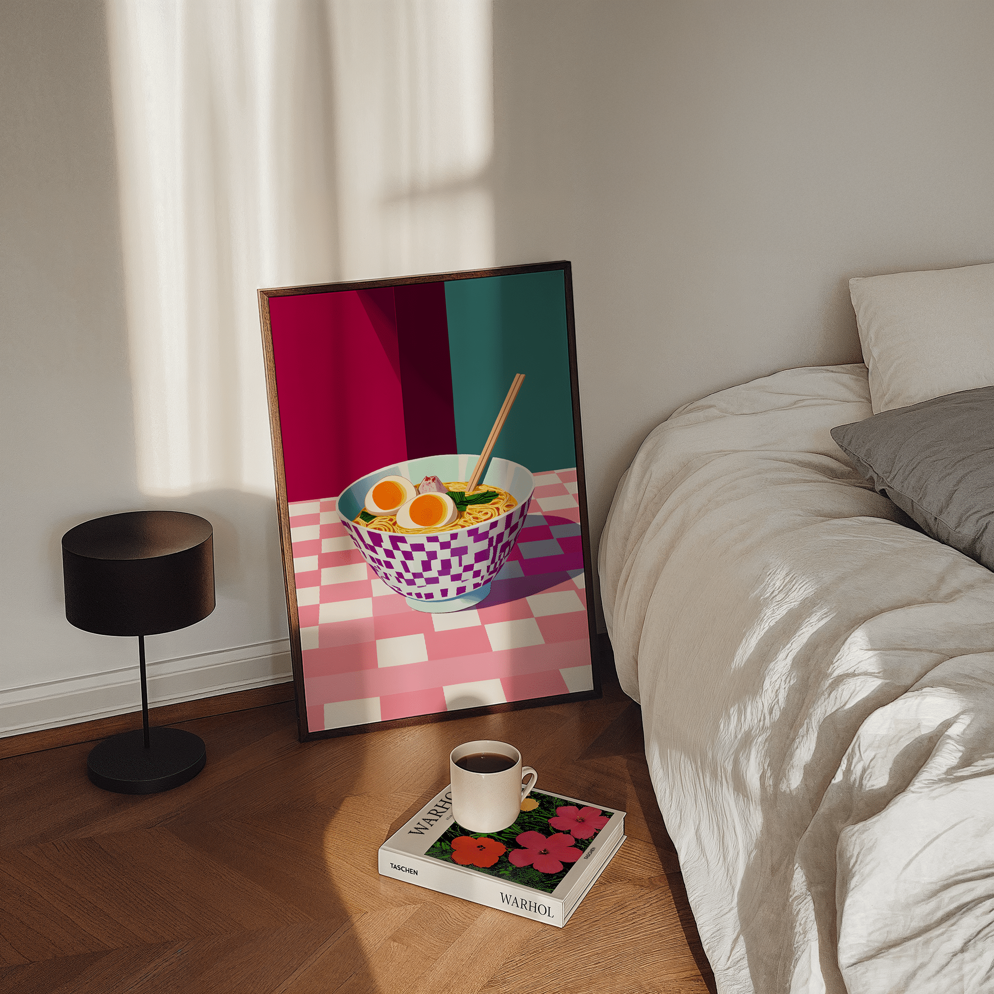 Pixel Ramen - Premium Semi - Glossy Poster - The House Of BLOC