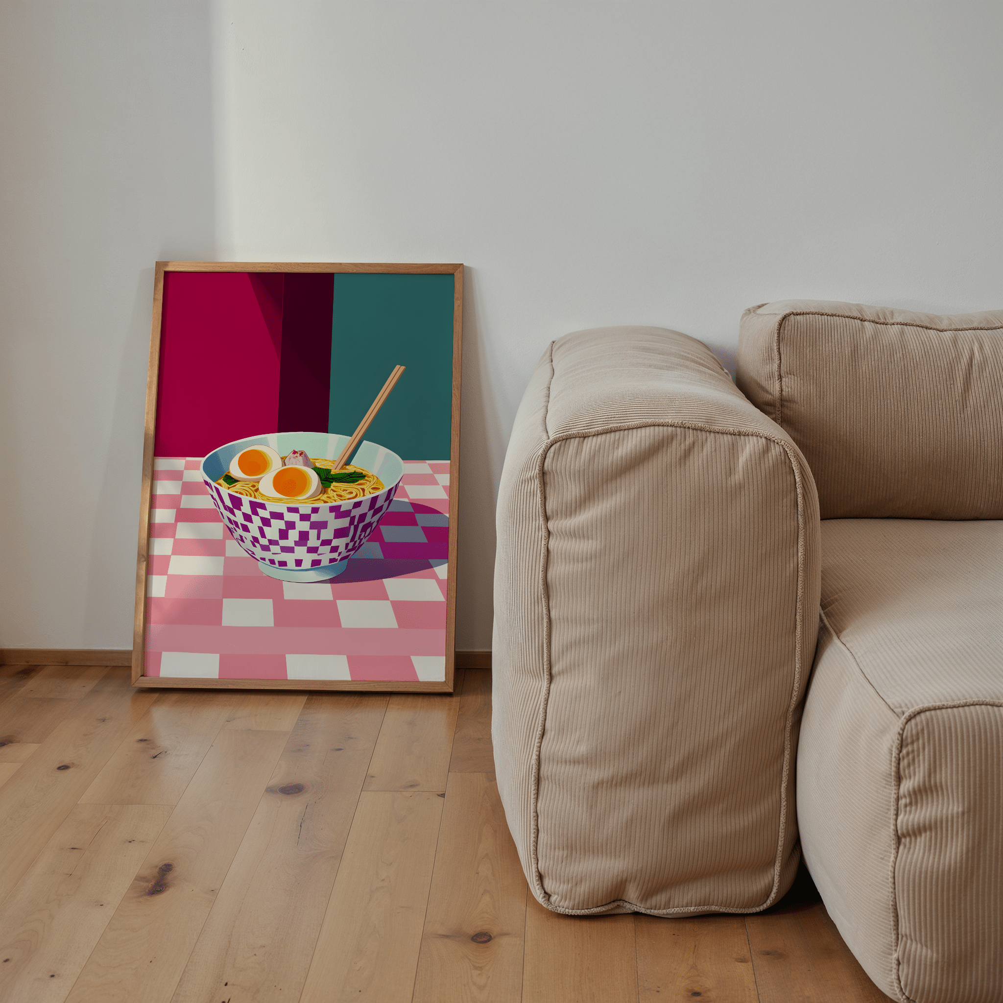 Pixel Ramen - Premium Semi - Glossy Poster - The House Of BLOC