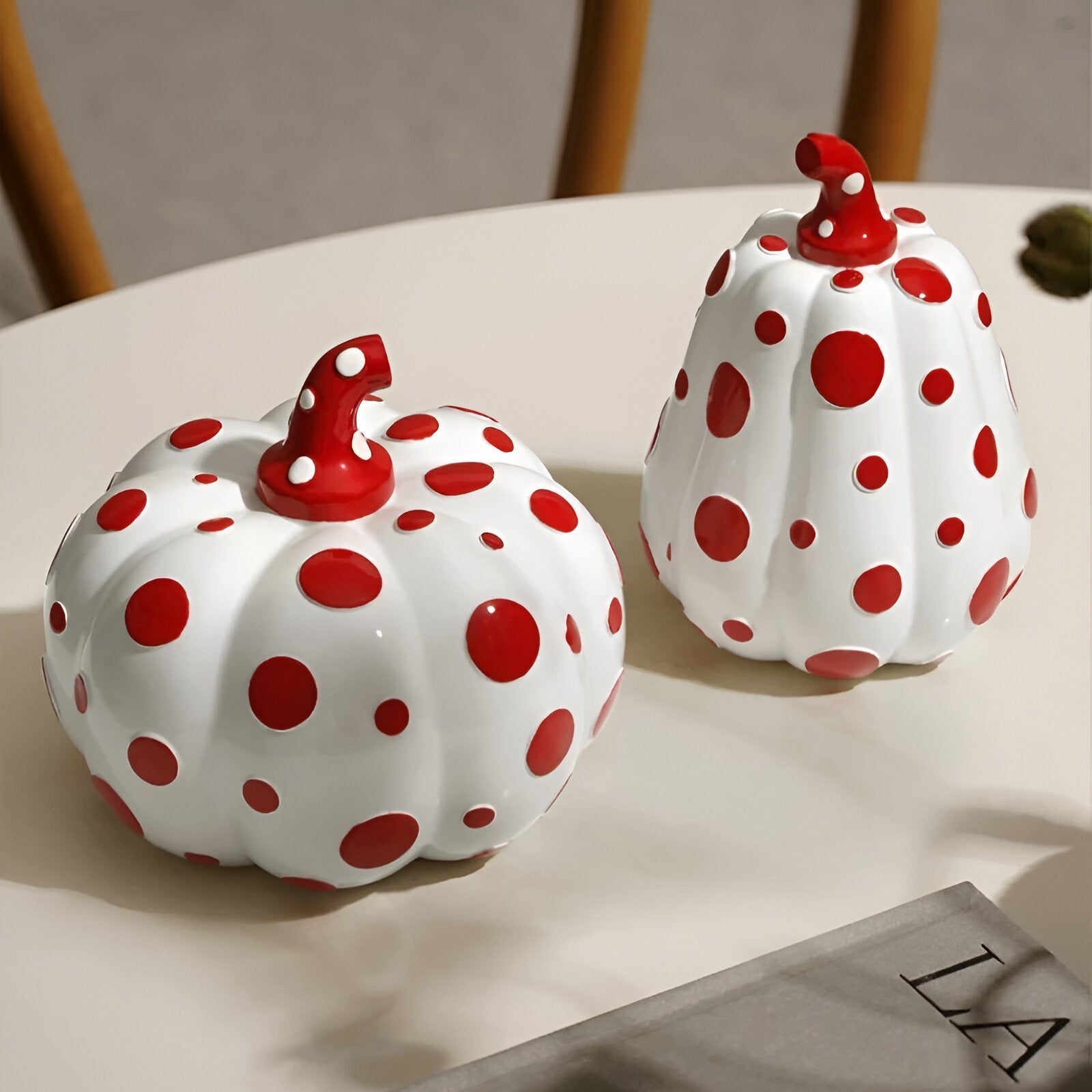 Polka Dot Pumpkin Decoration - The House Of BLOC