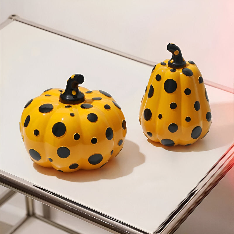 Polka Dot Pumpkin Decoration - The House Of BLOC