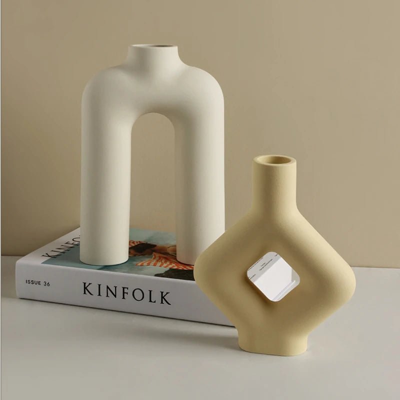 Pretty Pastel Coloured Decorative Vase - The House Of BLOC