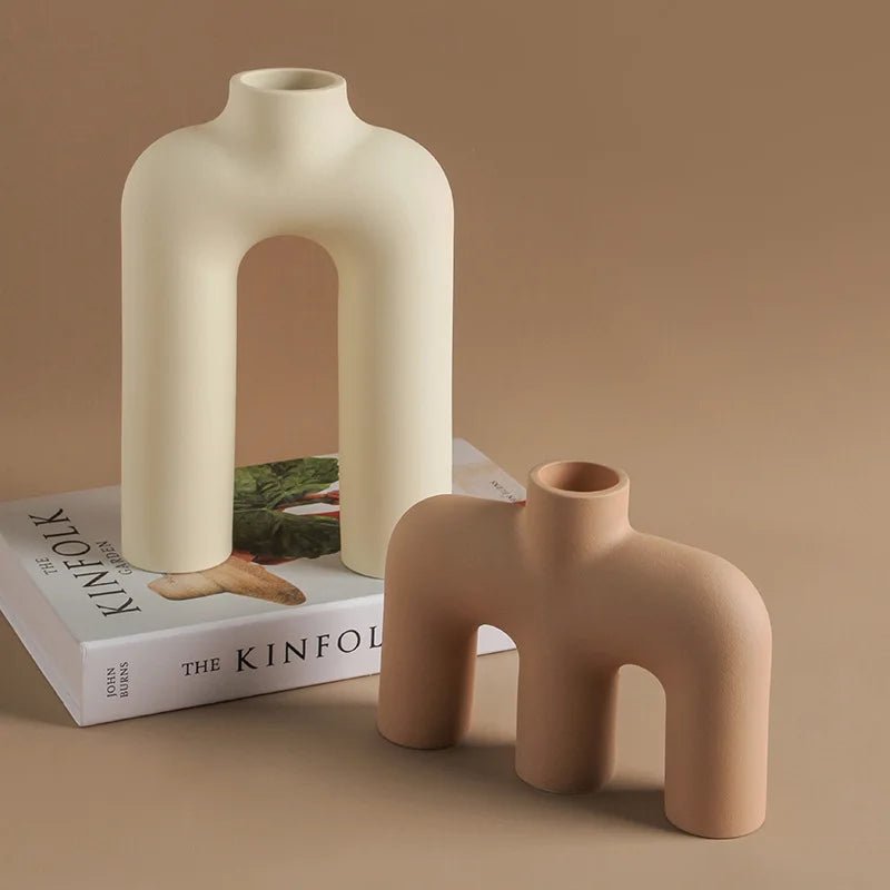 Pretty Pastel Coloured Decorative Vase - The House Of BLOC