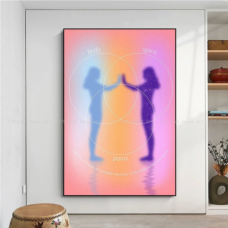 Psychedelic Energy Meditation Posters - The House Of BLOC