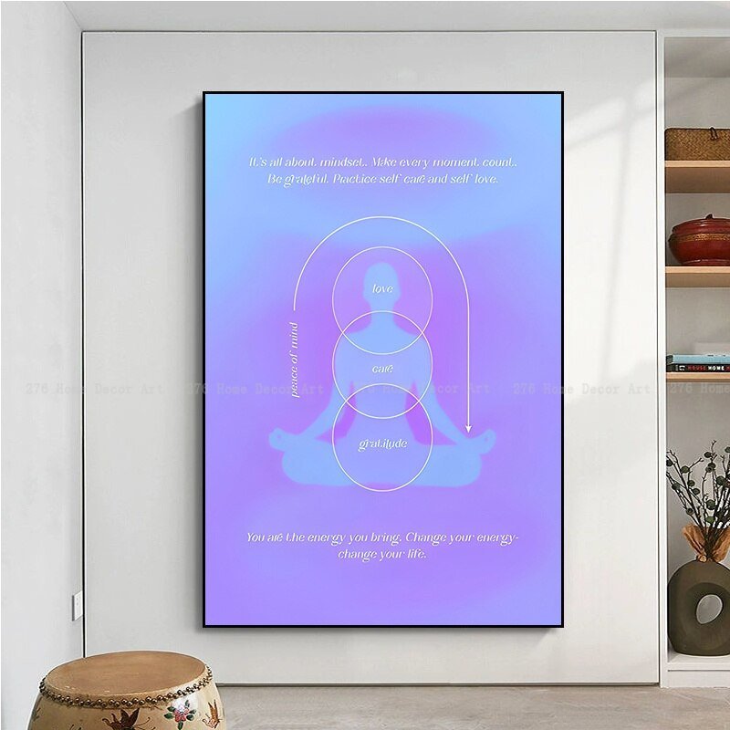 Psychedelic Energy Meditation Posters - The House Of BLOC