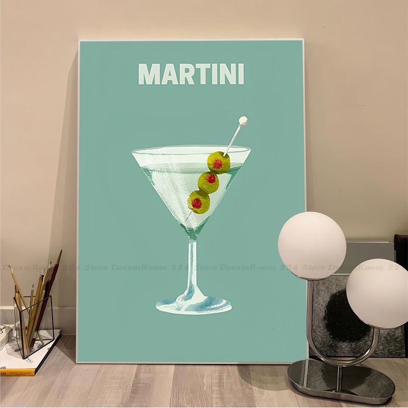 Retro Cartoon Style Drinks Posters - The House Of BLOC