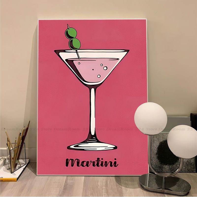 Retro Cartoon Style Drinks Posters - The House Of BLOC