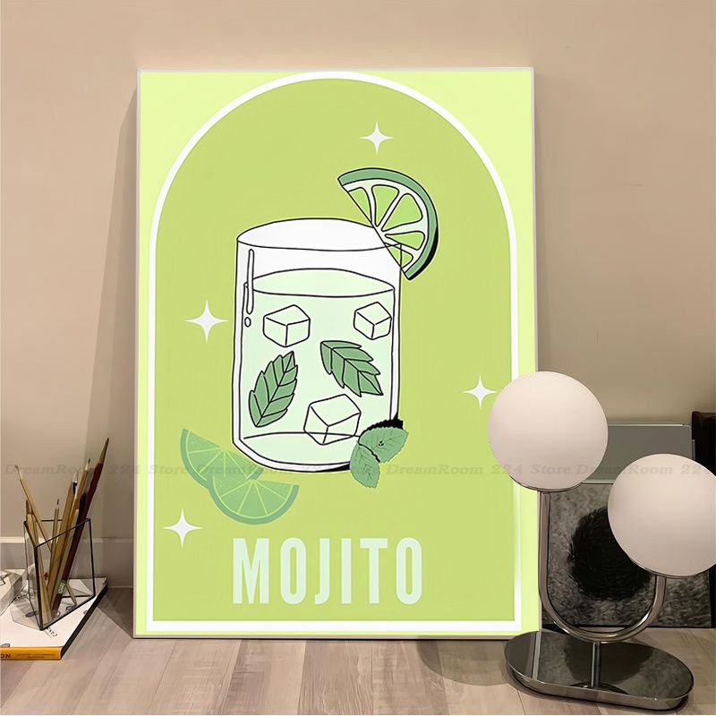 Retro Cartoon Style Drinks Posters - The House Of BLOC