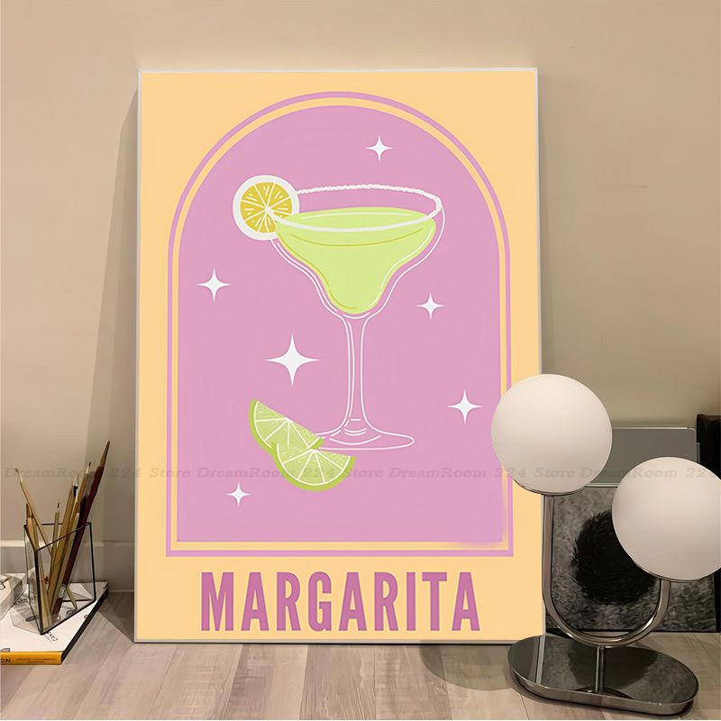 Retro Cartoon Style Drinks Posters - The House Of BLOC