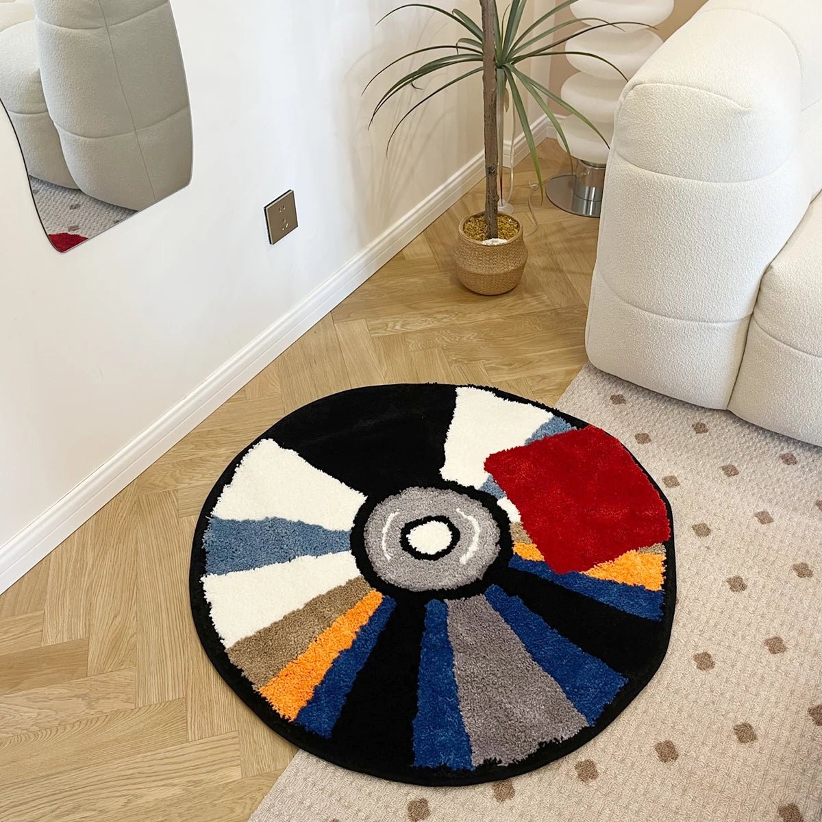 Retro Style 'Record' Rug - The House Of BLOC