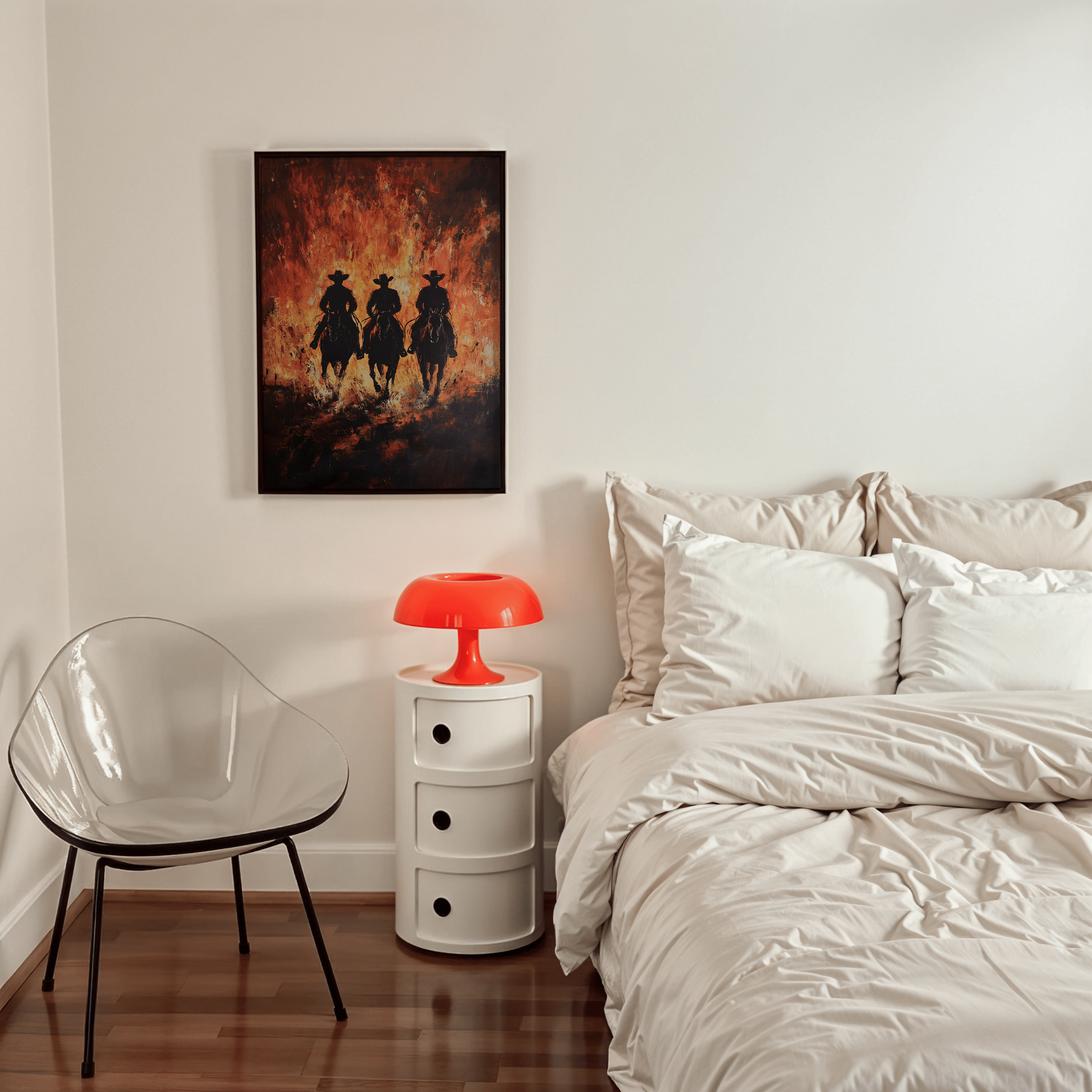 Riders Through The Fire - Premium Semi - Glossy Poster - The House Of BLOC