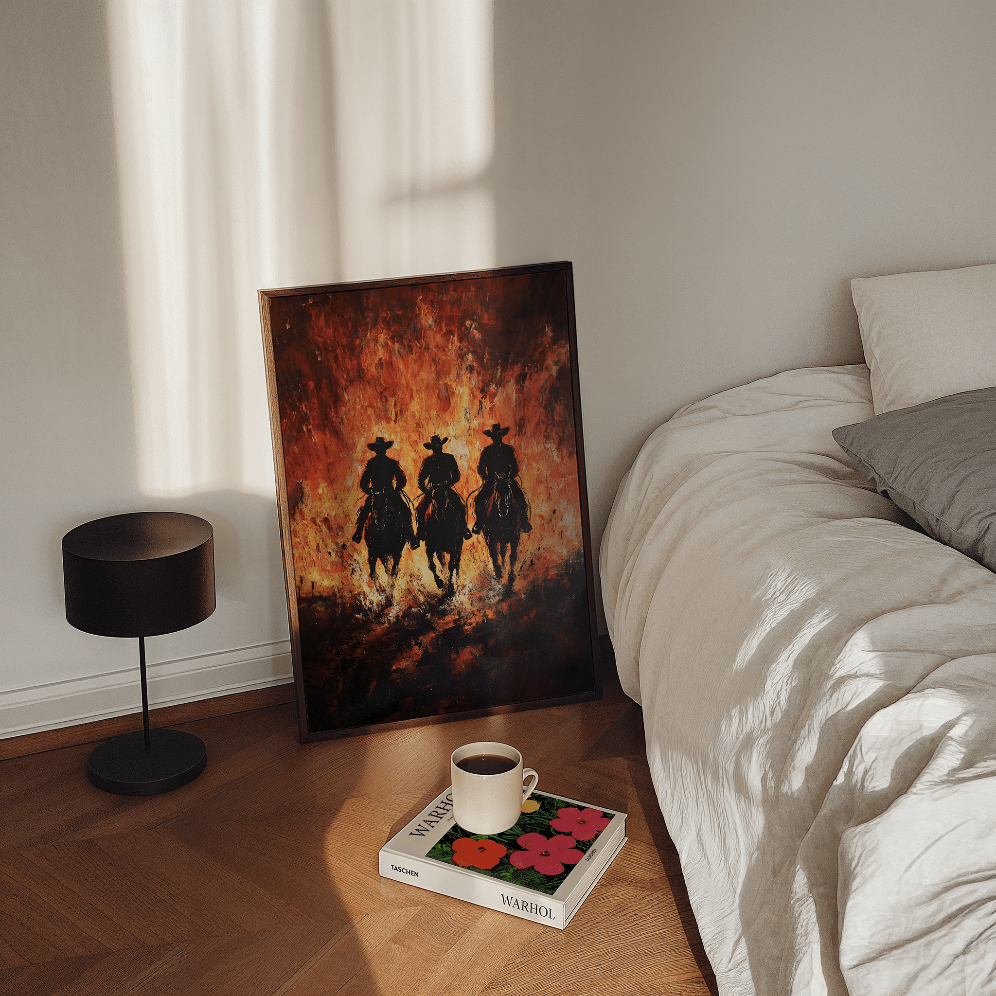 Riders Through The Fire - Premium Semi - Glossy Poster - The House Of BLOC