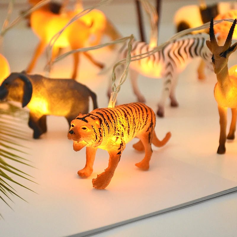 Safari Animals Night Light Garland - The House Of BLOC