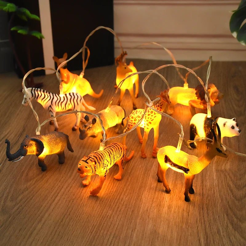 Safari Animals Night Light Garland - The House Of BLOC