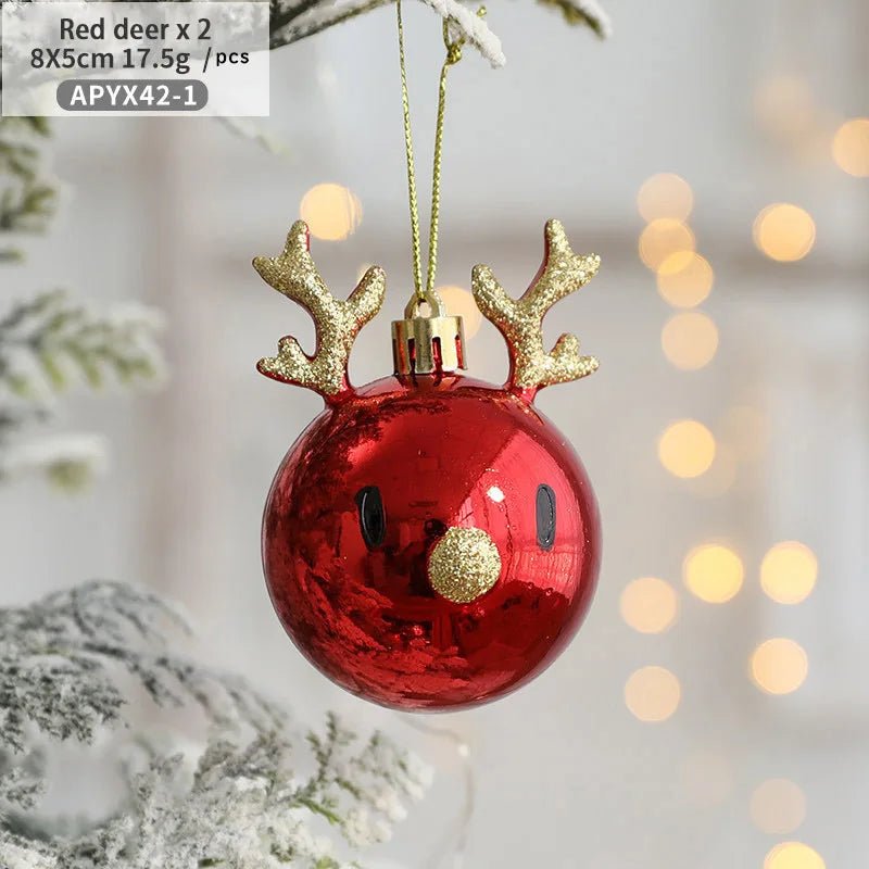 Set Of Two Traditional Christmas Tree Ornaments - The House Of BLOC