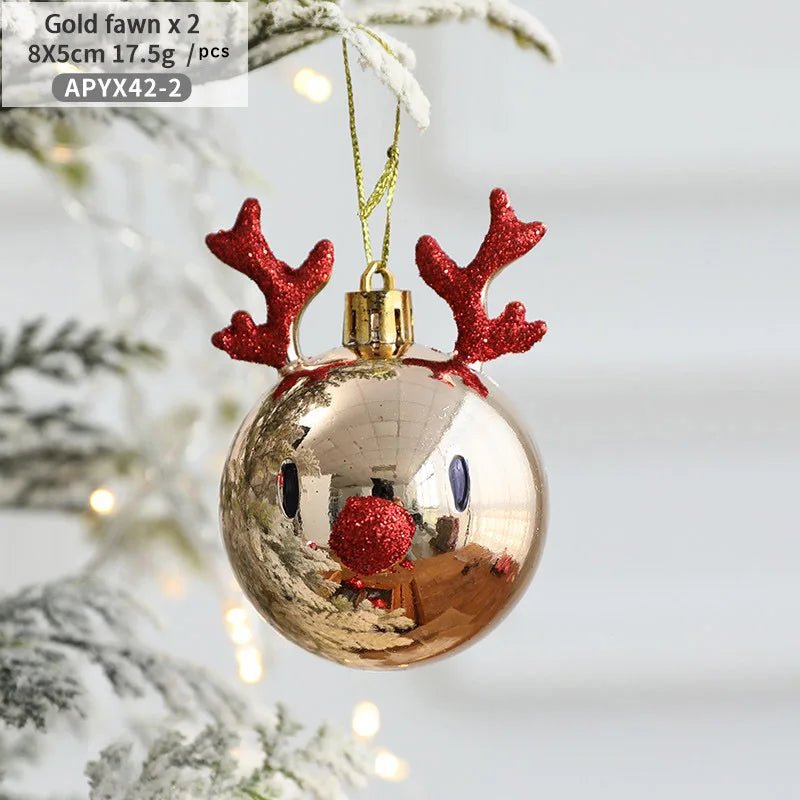 Set Of Two Traditional Christmas Tree Ornaments - The House Of BLOC