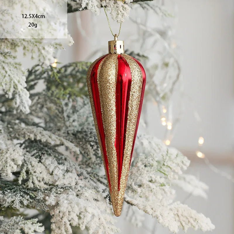 Set Of Two Traditional Christmas Tree Ornaments - The House Of BLOC