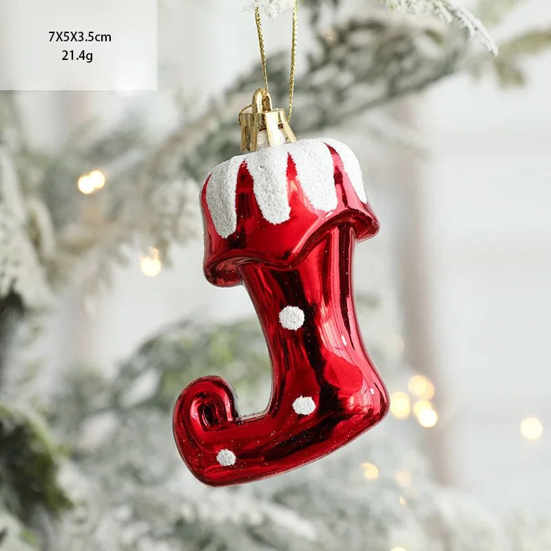 Set Of Two Traditional Christmas Tree Ornaments - The House Of BLOC