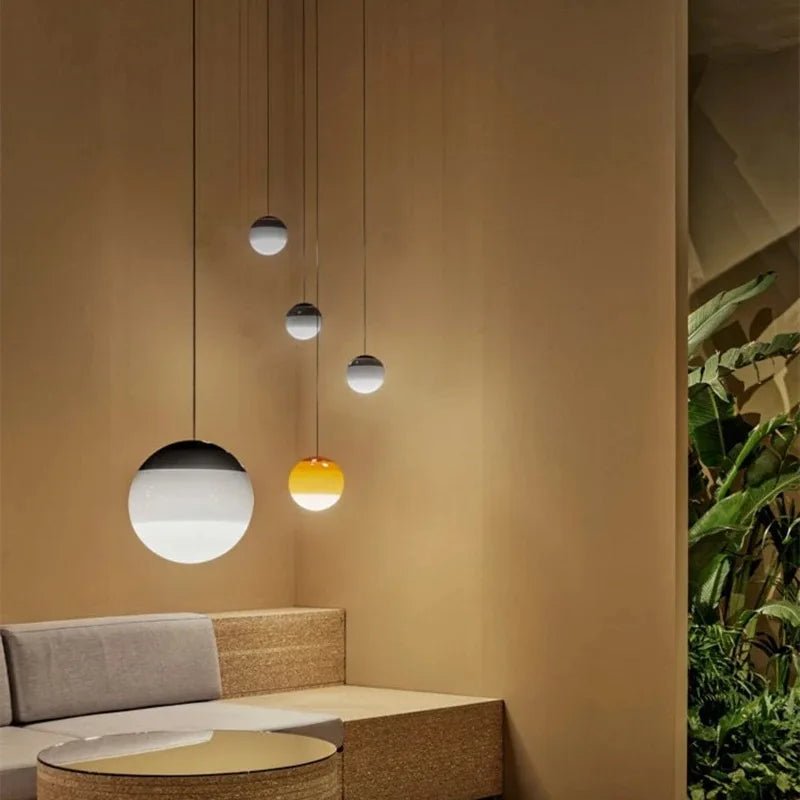 Seven Colour Gradient Glass Pendant Light - The House Of BLOC