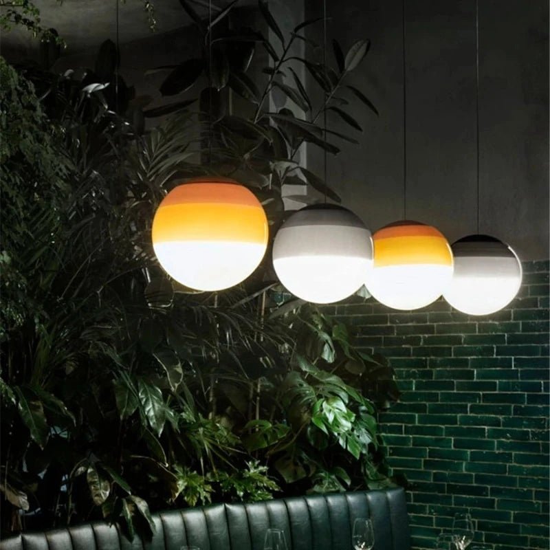 Seven Colour Gradient Glass Pendant Light - The House Of BLOC